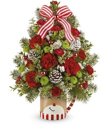 X510A Send A Hug Merry Reindeer Tree 